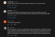 YouTube comments praising his intelligence (Image via Streamer Moments/YouTube)